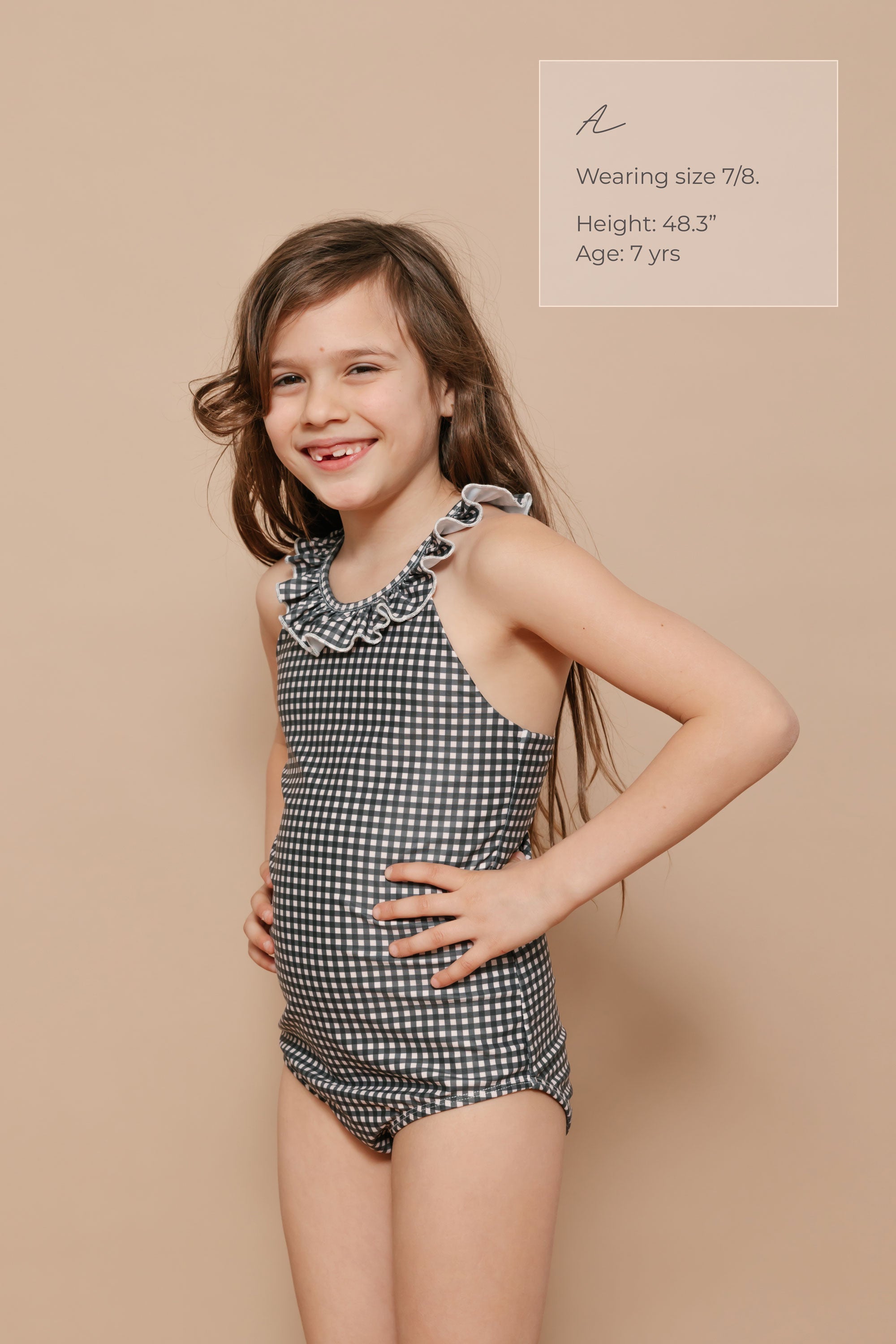 Children's Ruffle Bow - The Amalfi - LEFTOVERS FINAL SALE