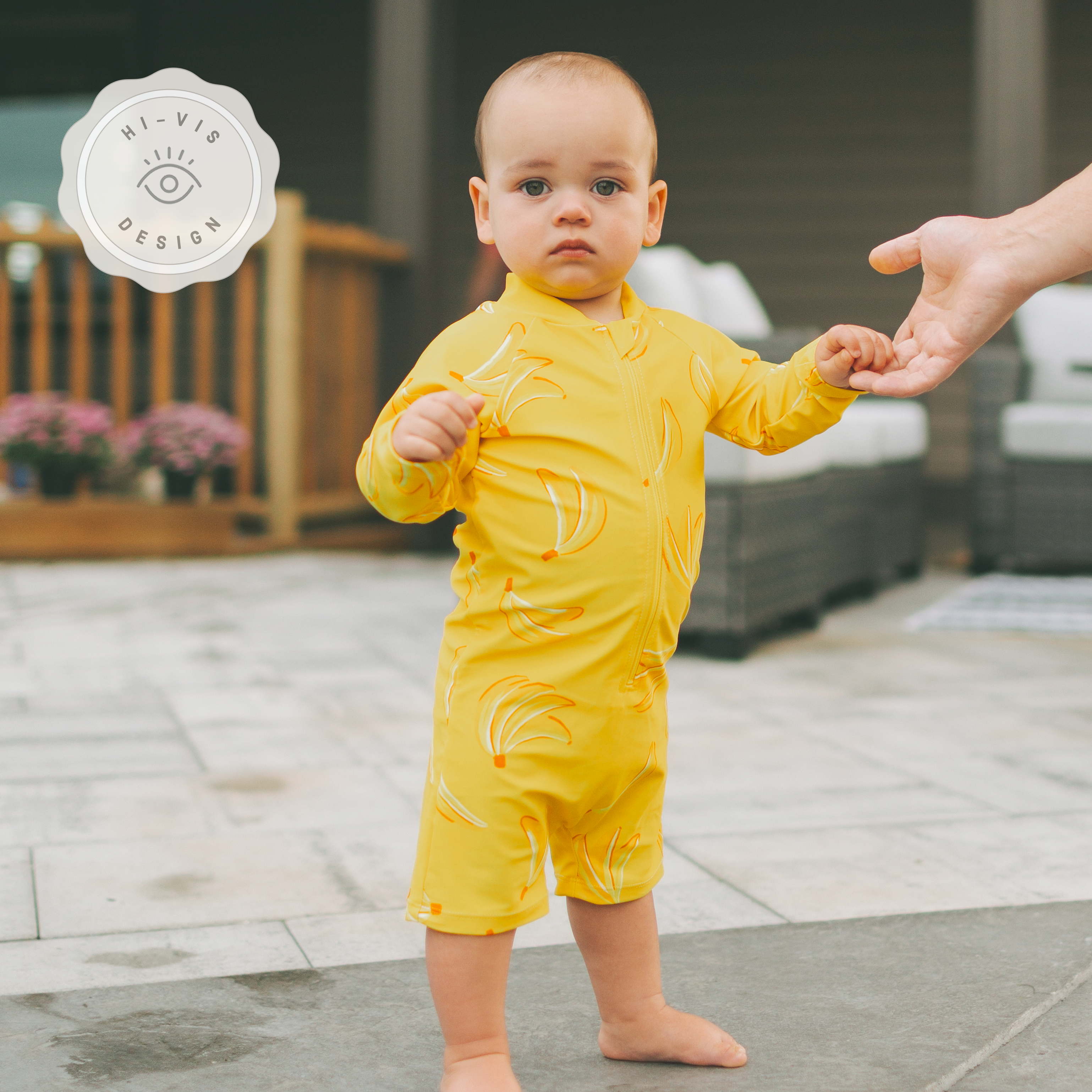 DEFECT - Shorty Sunsuit - Banan-za