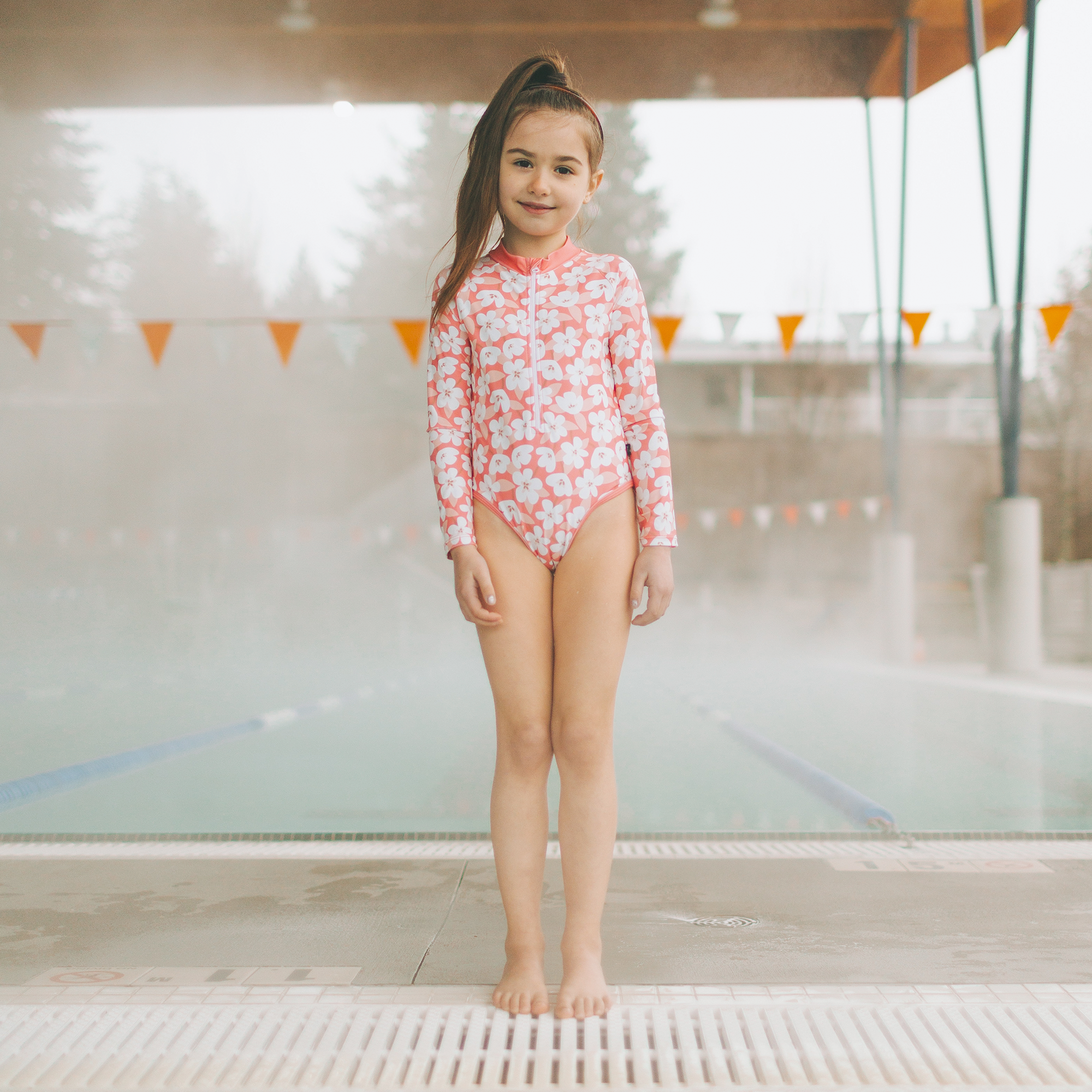 Long Sleeved Bodysuit - Sundae Bloom