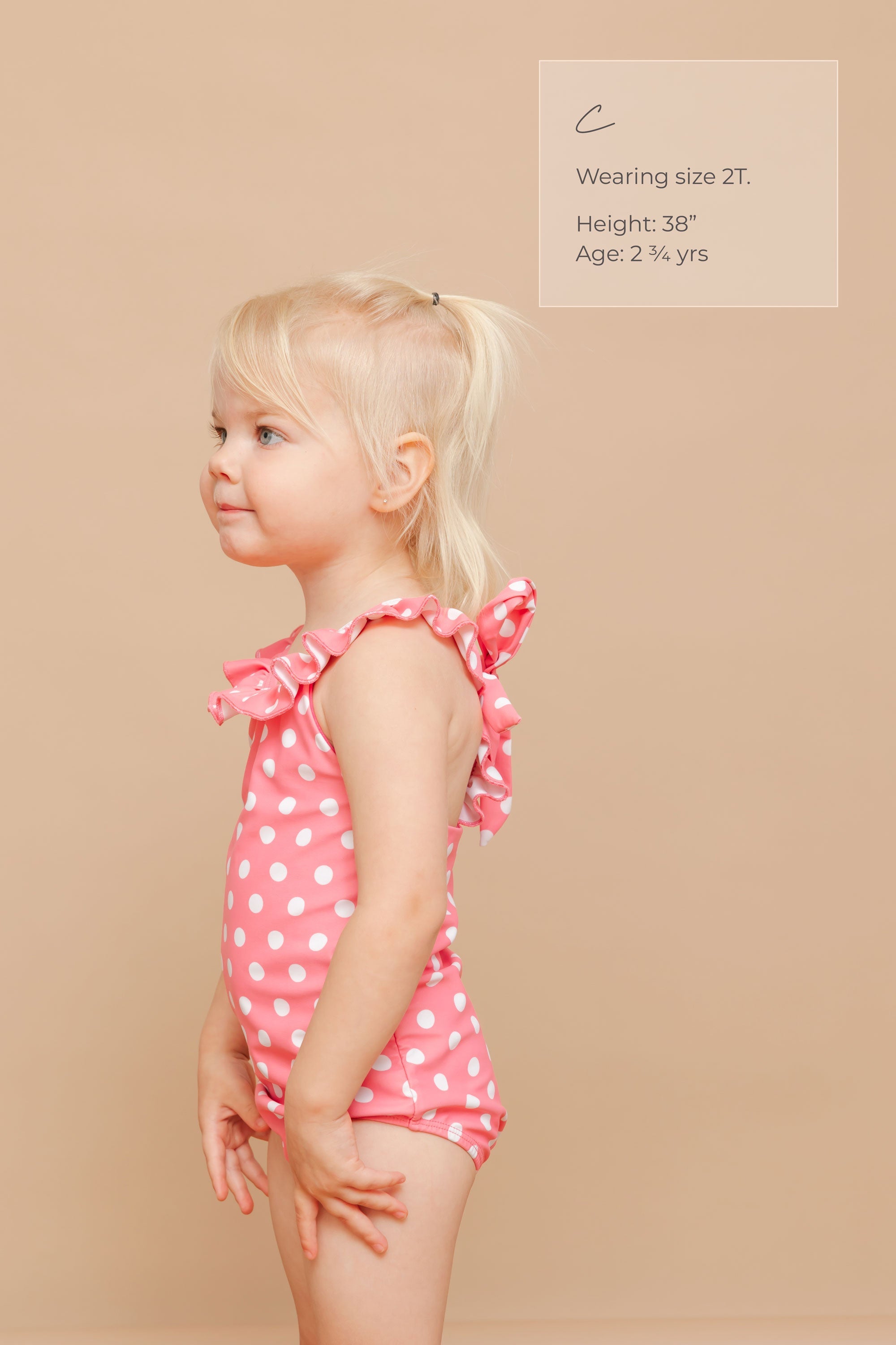 Children's Ruffle Bow - The Mykonos - LEFTOVERS FINAL SALE