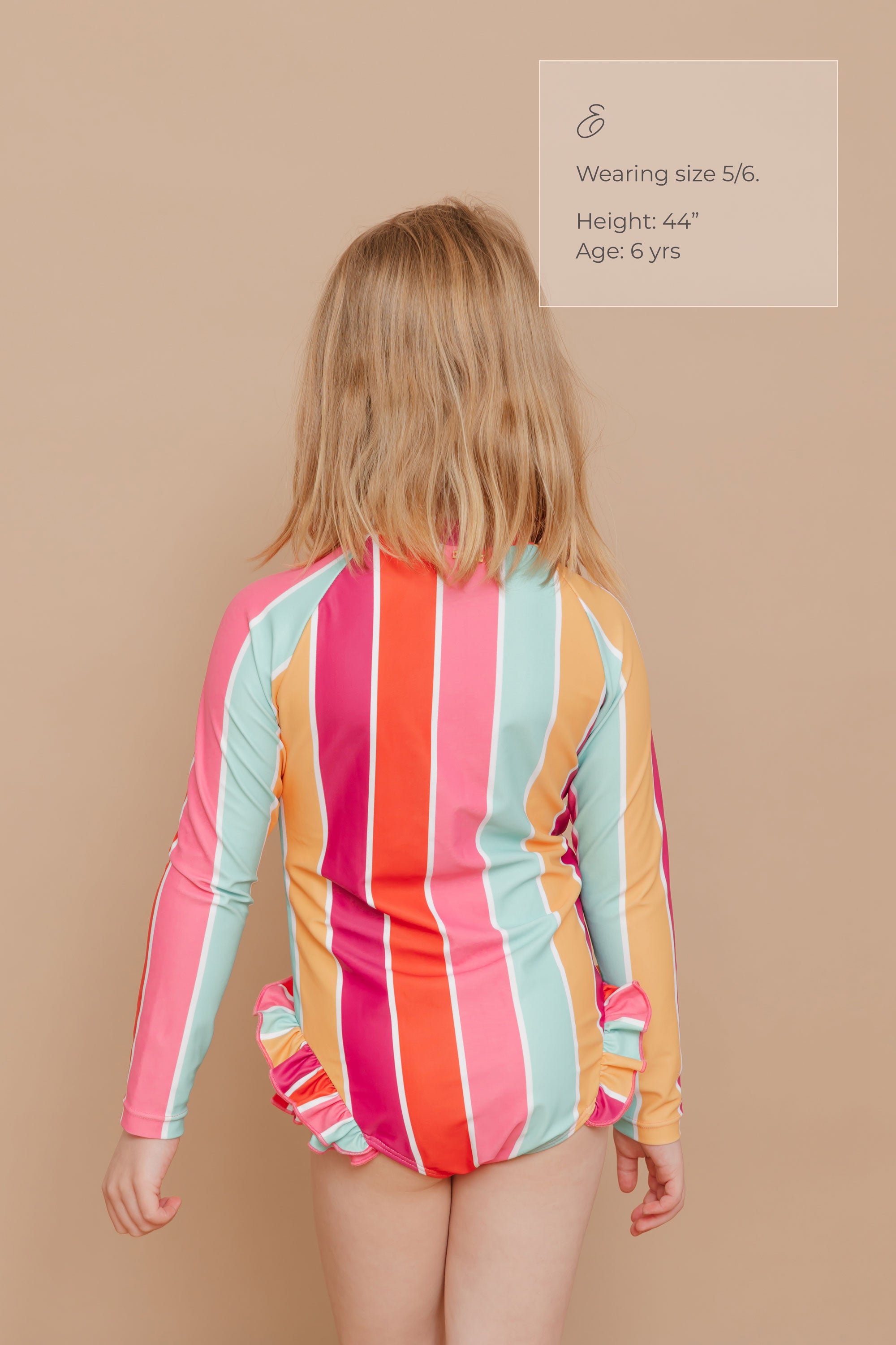 Imperfect - Children's Ruffle Rashguard - Portofino