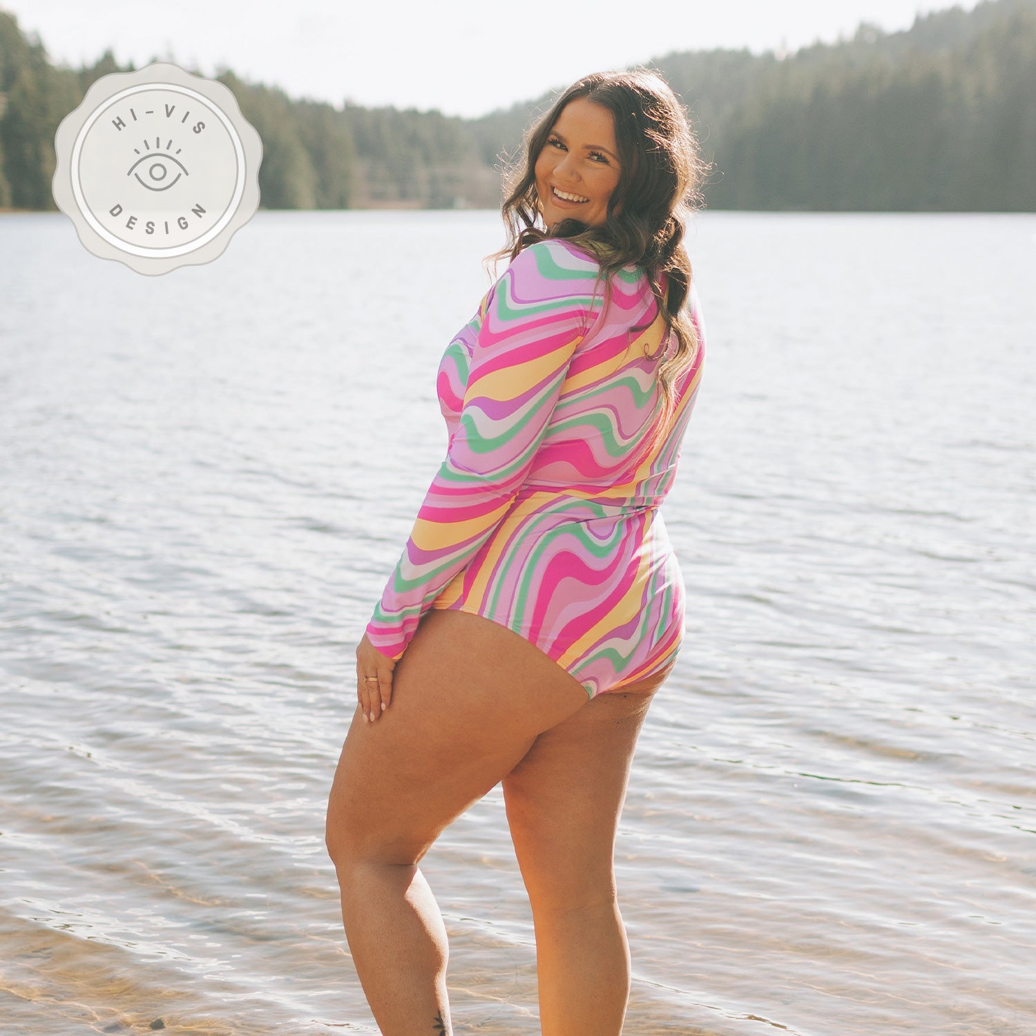 Women's Rashguard - Swirl Power