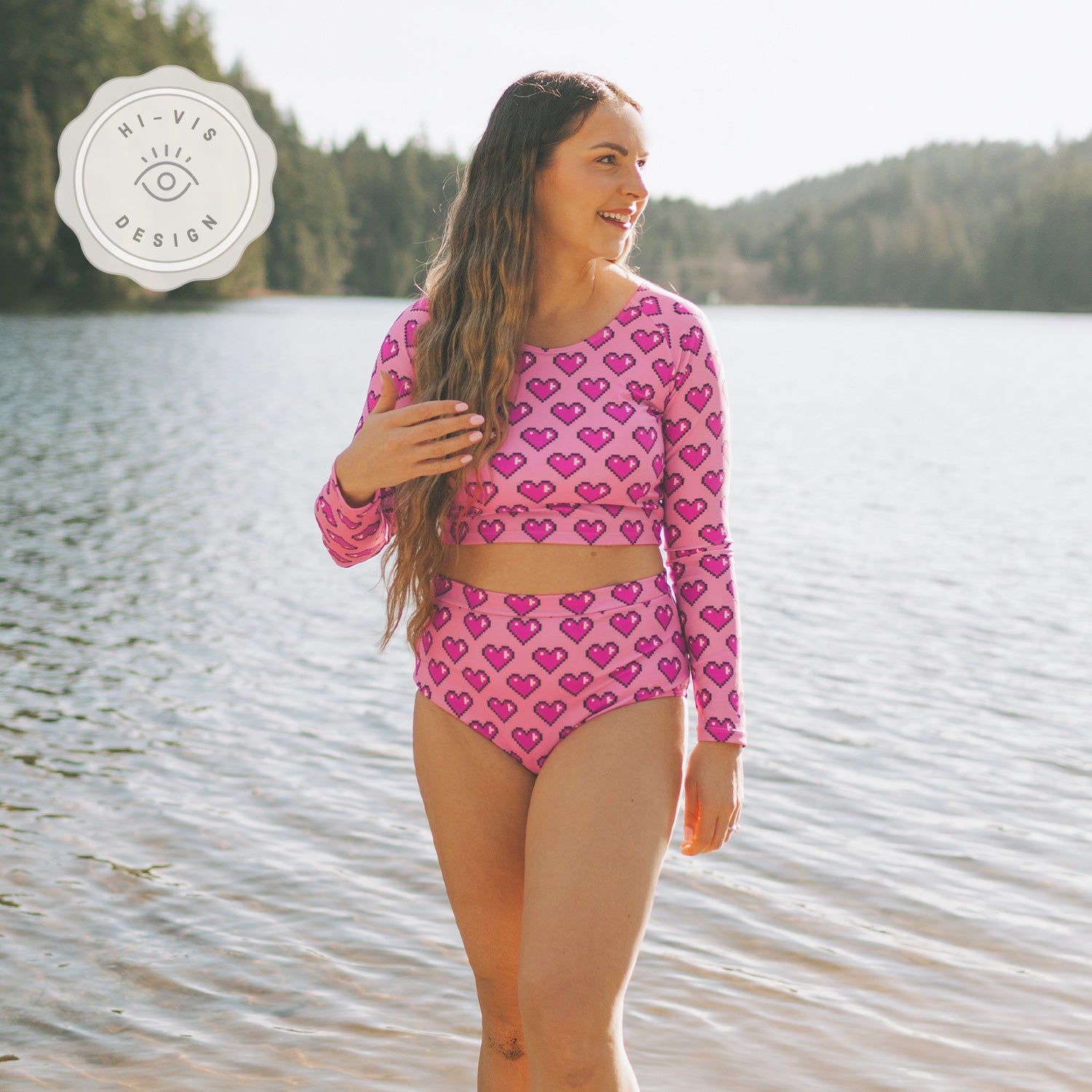 DEFECT - Women's High Waisted Bottom - Love At First Byte