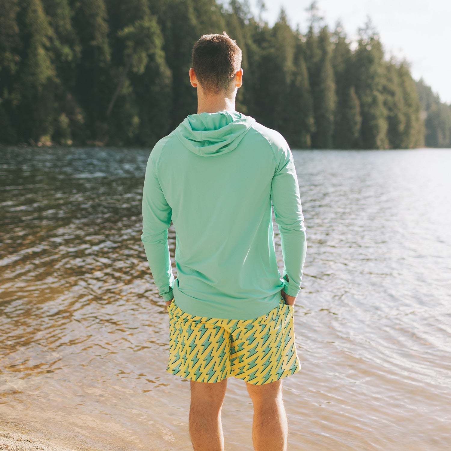 Men's Swim Short - Electri-cute