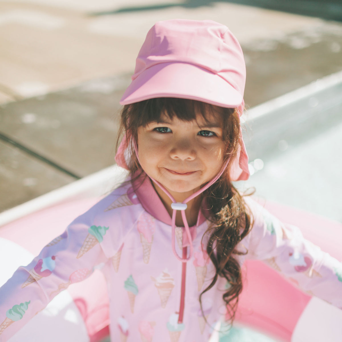 DEFECT - Stretch Sunhat - Rose