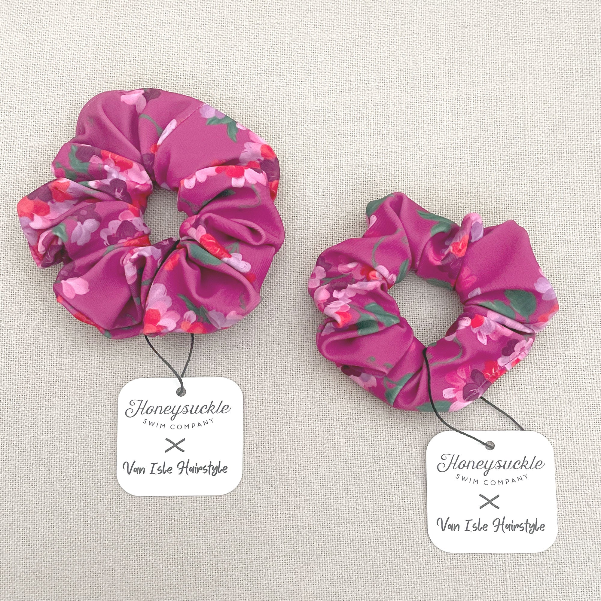 Swim Scrunchie - Vibrant Vines