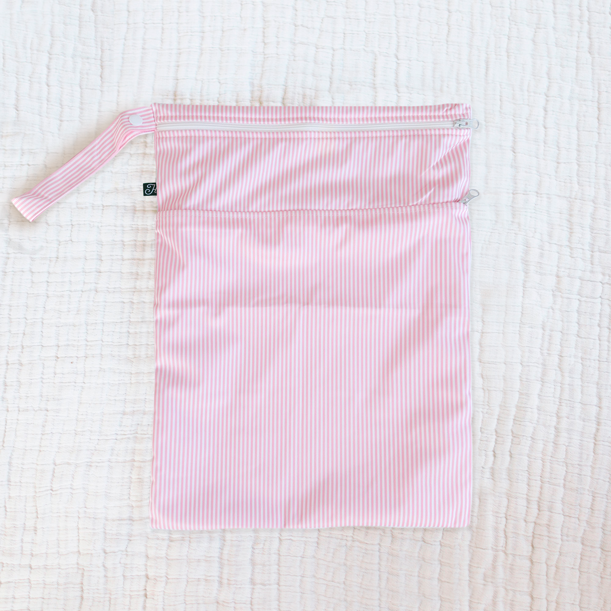 Wet Bag - Faux Seersucker Coral