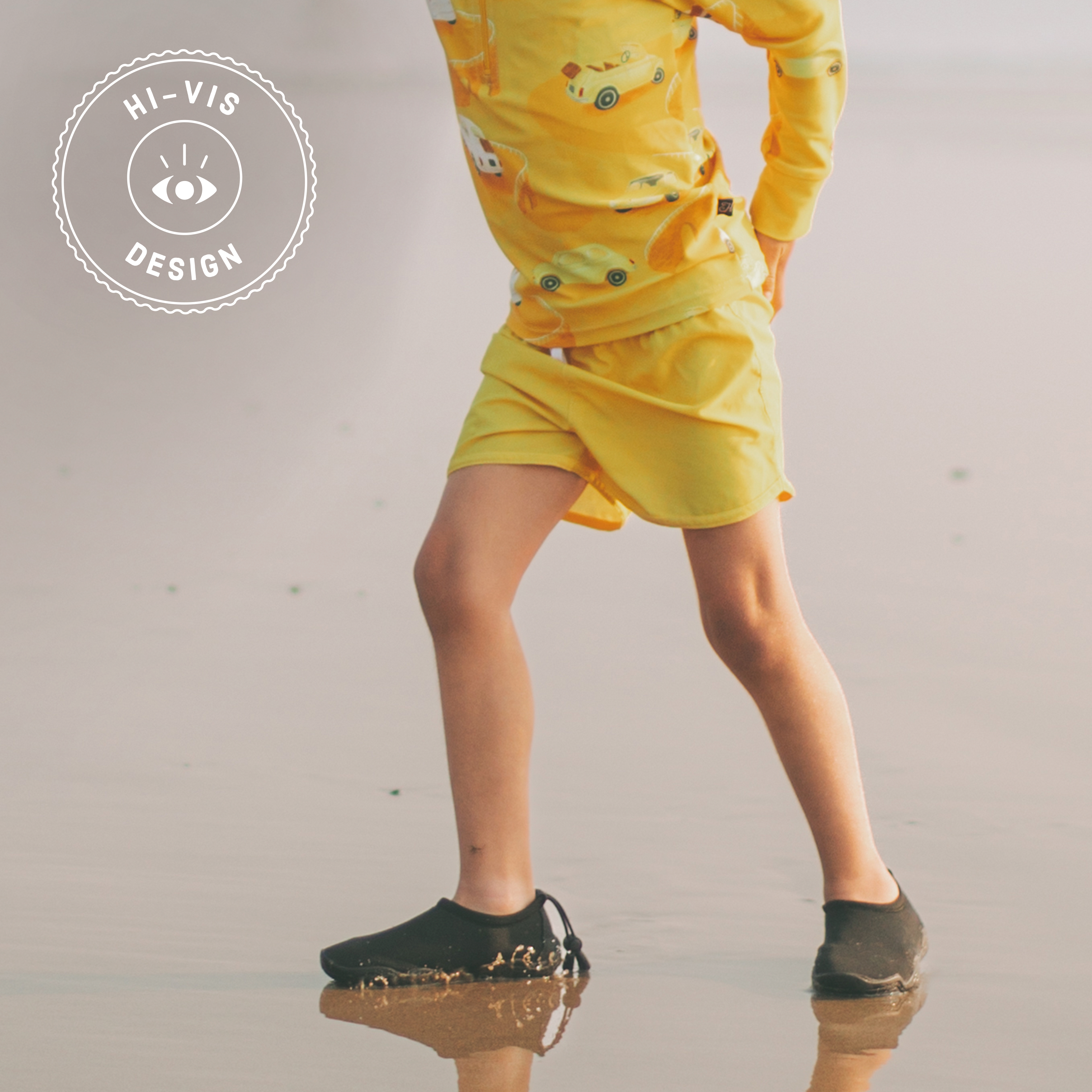 Kid's Trunks Yellow - LEFTOVERS FINAL SALE