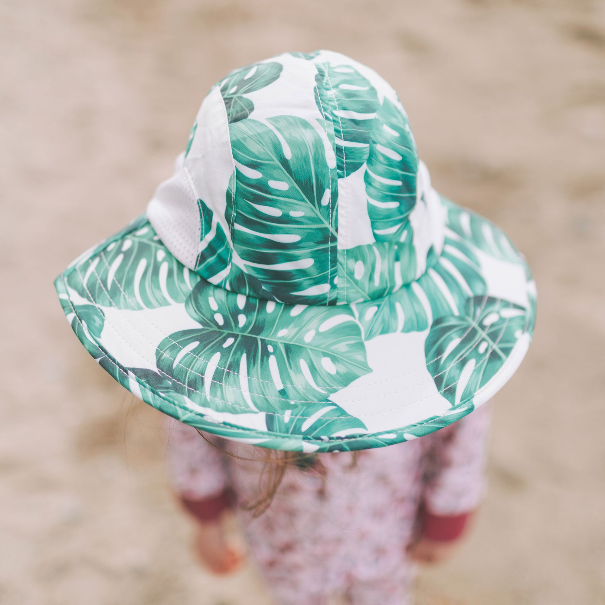 Wide Brim Sunhat Leaf - LEFTOVERS FINAL SALE