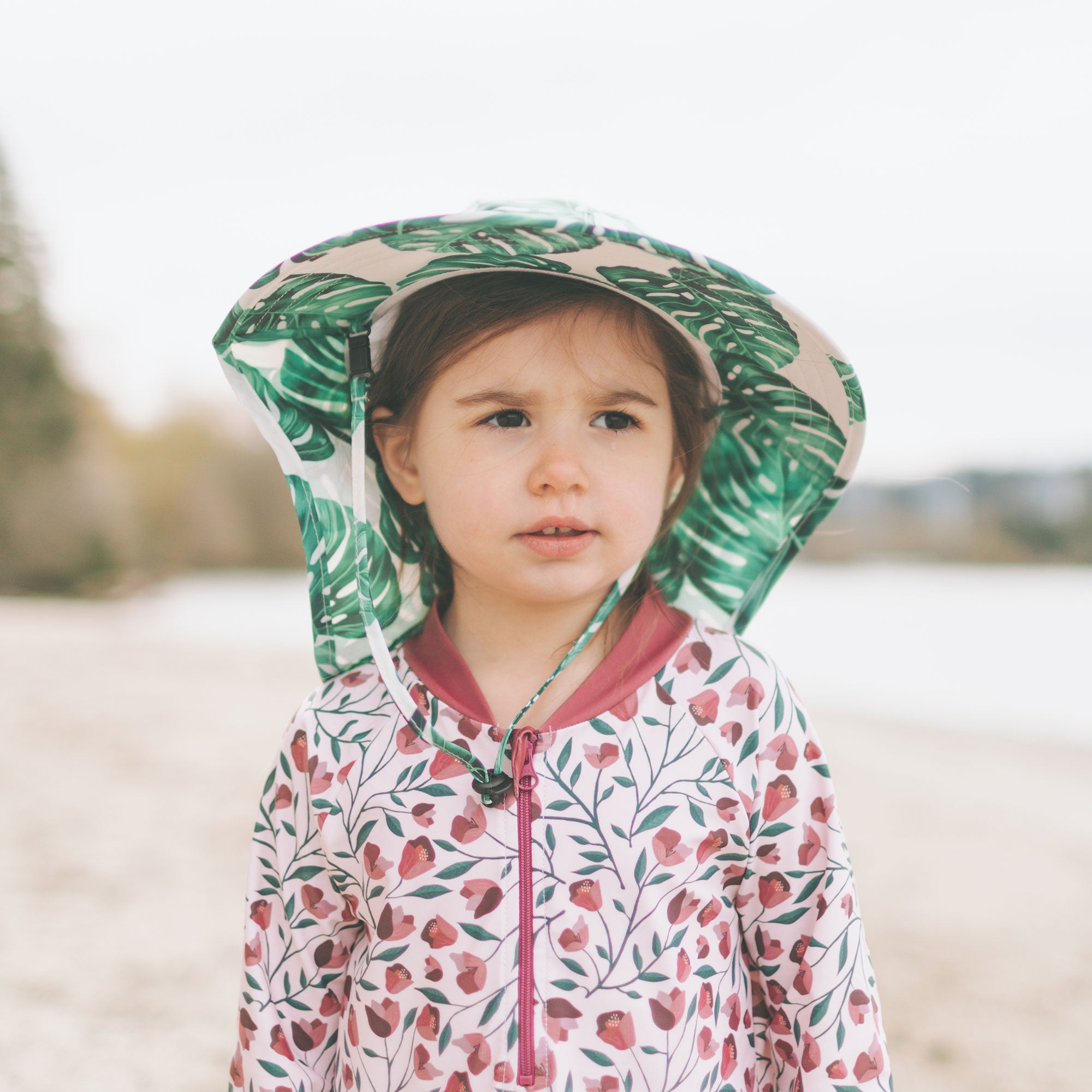 Wide Brim Sunhat Leaf - LEFTOVERS FINAL SALE