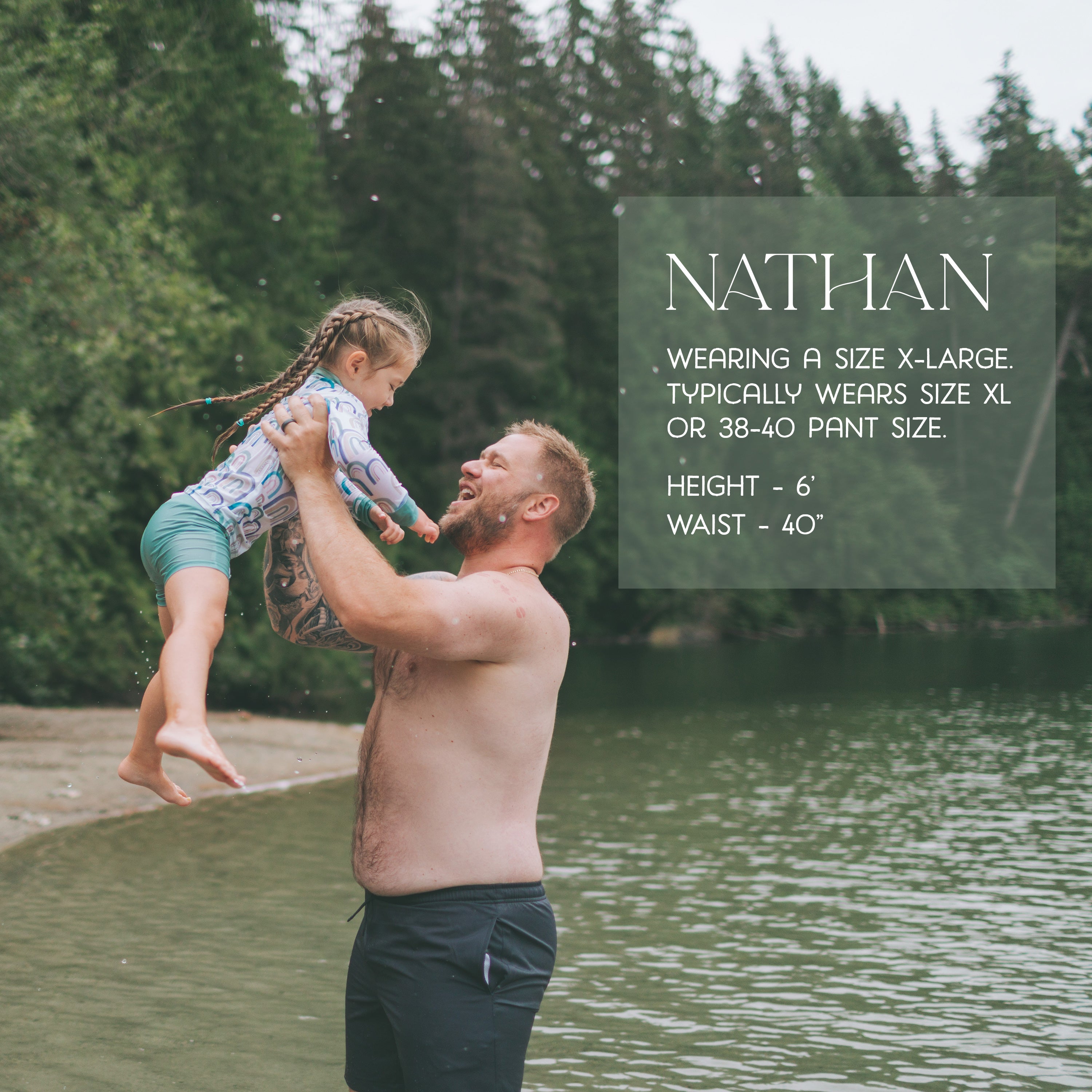 Men's Swim Short - Solid Black - LEFTOVERS FINAL SALE