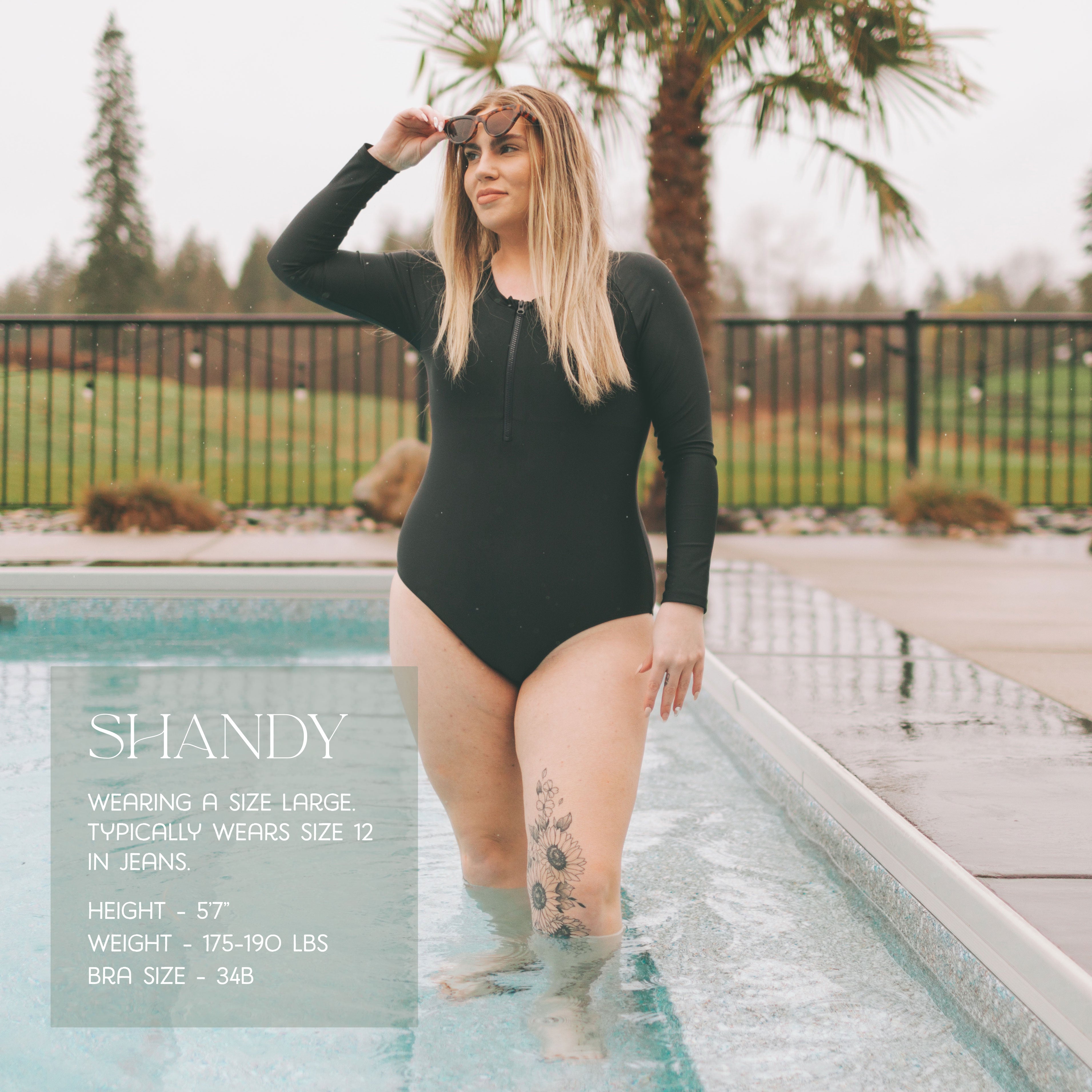 Women's Solid Black Rashguard - LEFTOVERS FINAL SALE