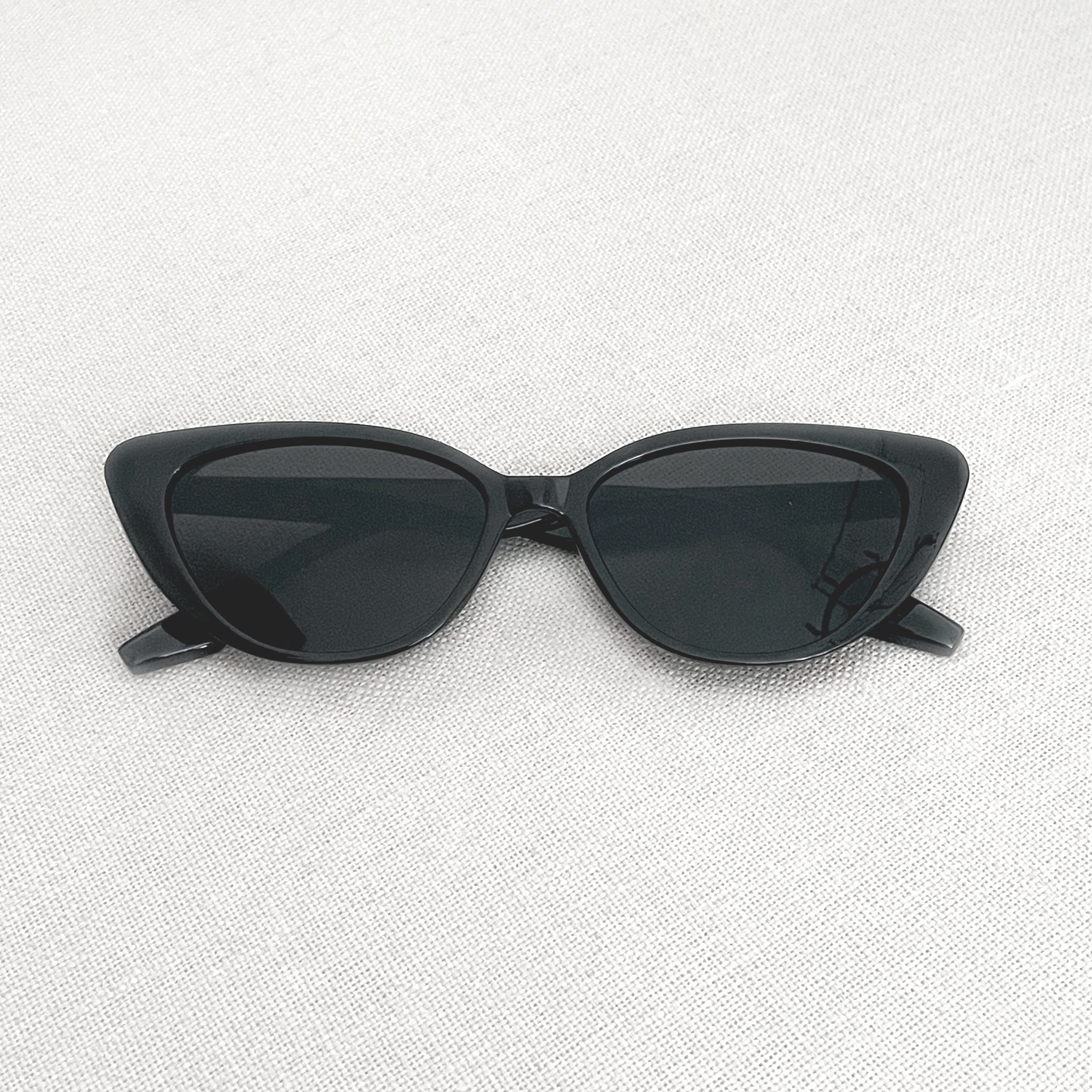 Sunglasses - Adult Cateye Black