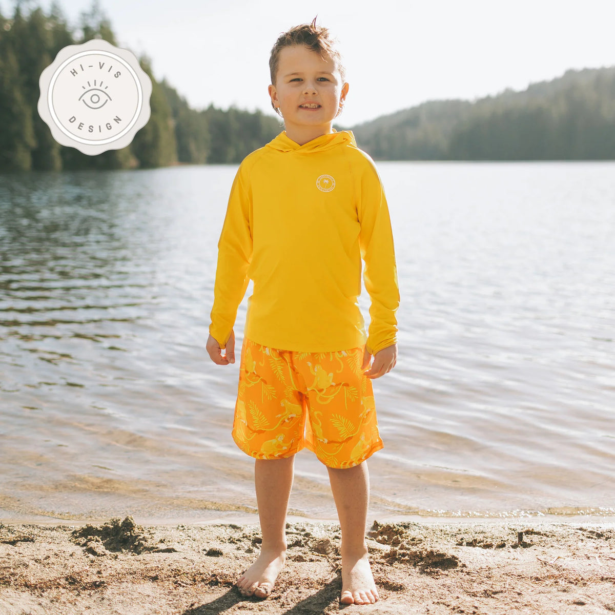 DEFECT - Youth Swim Short - Swim-panzee